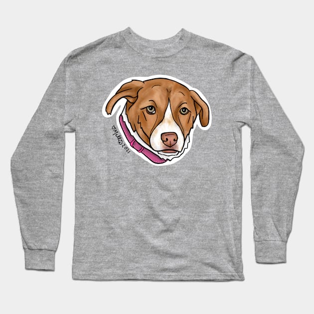 Althea - Dogs of Marble, Colorado Long Sleeve T-Shirt by mellierosetest